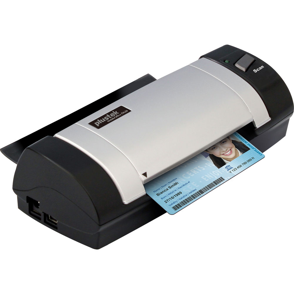 Plustek D620 Mobile Office Scanner ID & Business Card, Bank Cheque