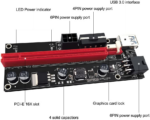 Riser Card Adapter USB 3.0 PCI Express, - Image 2