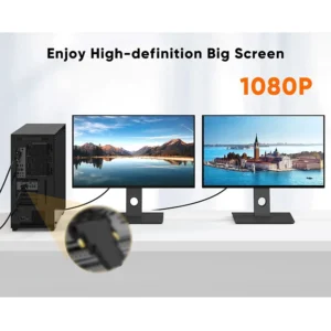 JASOZ DVI to HDMI Adapter, DVI 24+1 Male to HDMI Female Connector - Image 2