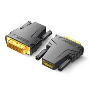 JASOZ DVI to HDMI Adapter, DVI 24+1 Male to HDMI Female Connector