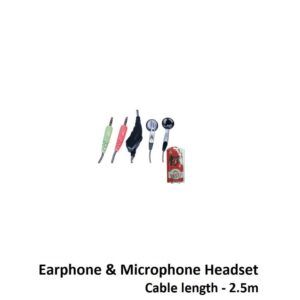 Wasta HT650 Earphone Headset Braided Cable 2.5m