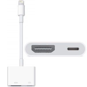 Apple Lightning Digital AV HDMI Adapter, iPhone, iPad