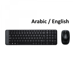 Logitech MK220 Wireless Keyboard Mouse Combo, Arb/Eng