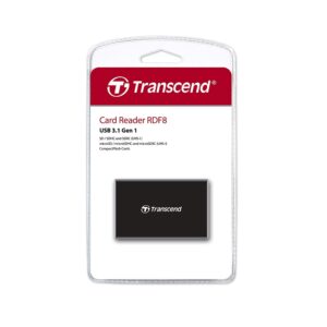 Transcend RDF8 USB 3.1 Card Reader (Black)