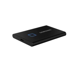 SAMSUNG 2TB T7 Touch Portable SSD USB-C, Black - 1050MB/s