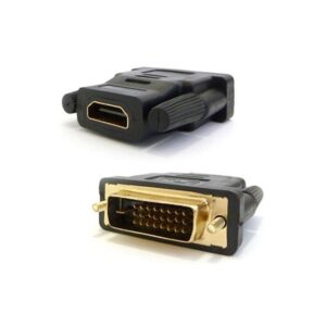DVI to HDMI Adapter, DVI 24+1 Male to HDMI Female Connector