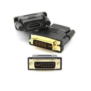 DVI to HDMI Adapter, DVI 24+5 Male to HDMI Female Connector