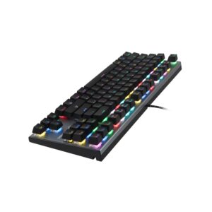 MeeTion MK04 TKL RGB Mechanical Gaming Keyboard, Blue Switch - Arabic English - Image 2