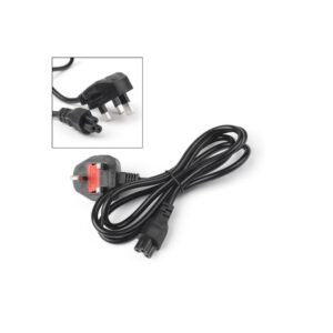 Laptop Power Cable UK Plug 3Pin, 1.5m