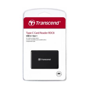 Transcend RDC8 USB 3.1 Type-C Card Reader (Black)