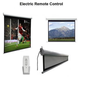 Electric Projector Screen Remote Control 180x180cm