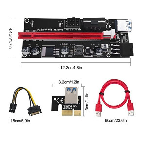 Riser Card Adapter USB 3.0 PCI Express,