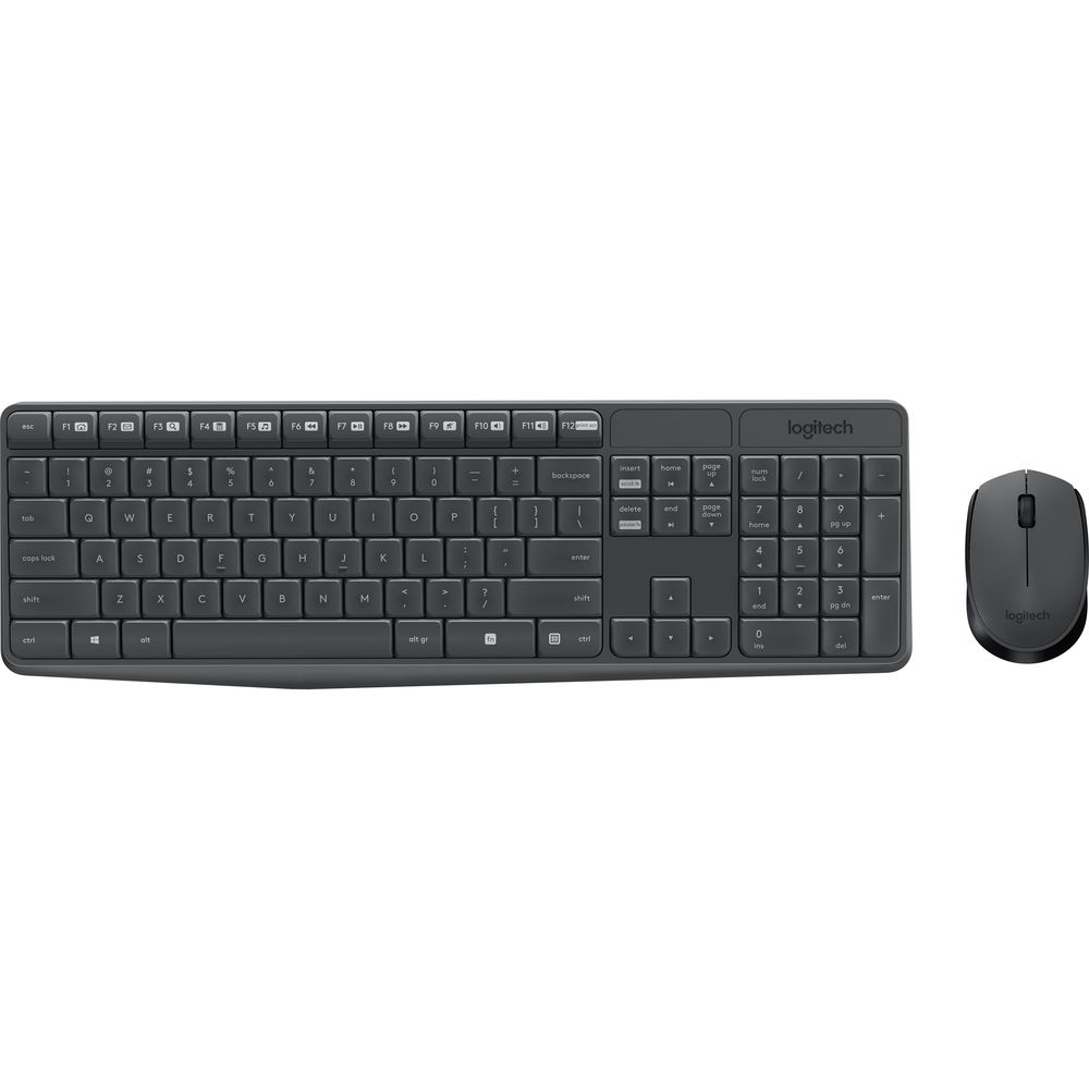 Logitech MK235 Wireless Keyboard & Mouse - Arabic/English - Image 3