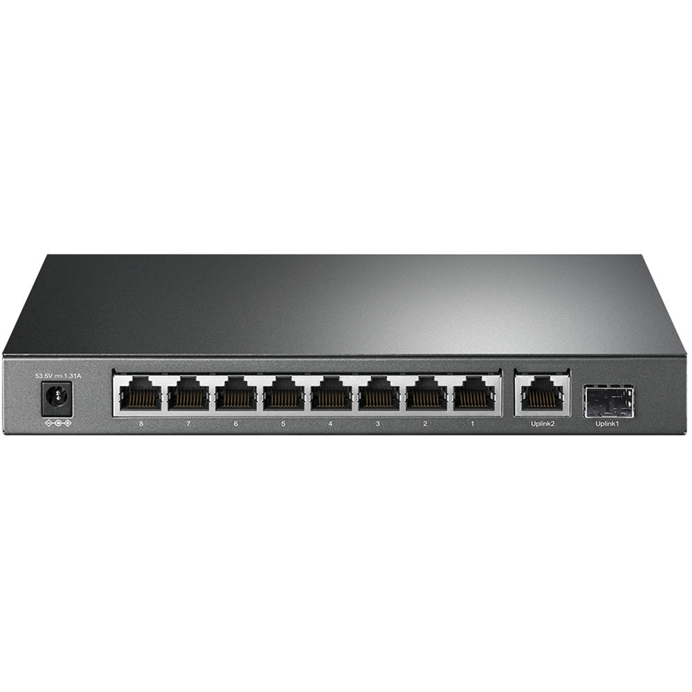 TP-Link SG1210P 10-Port Gigabit Desktop Switch with 8-Port PoE+