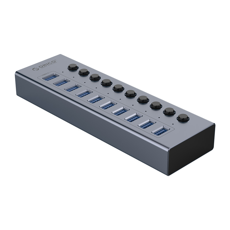 Orico BT2U3 10-Port USB3.0 Hub with Individual Switches Powered - Image 3