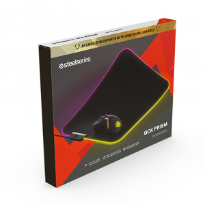 SteelSeries QCK Prism Cloth RGB Gaming Mouse Pad - Medium - Image 4