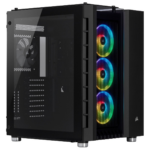 Corsair Crystal Series 680X RGB Gaming PC Case 4-Fans, Black