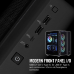 Corsair Crystal Series 680X RGB Gaming PC Case 4-Fans, Black - Image 8