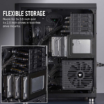 Corsair Crystal Series 680X RGB Gaming PC Case 4-Fans, Black - Image 7