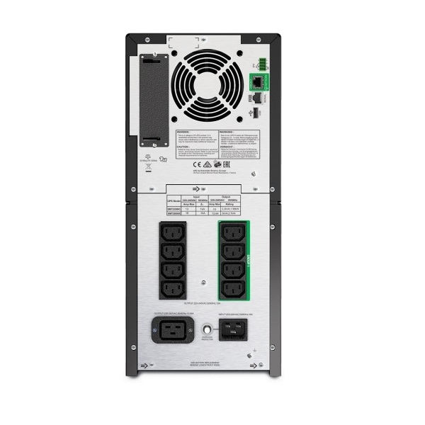 APC 3KV SMT3000IC UPS 3000VA 2700Watts SmartConnect Tower - Image 2