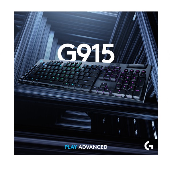 Logitech G915 Tactile LIGHTSPEED Wireless RGB Mechanical Gaming Keyboard - Image 3