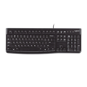 Logitech K120 Desktop USB Wired Keyboard - Arabic English