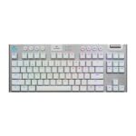 Logitech G915 TKL White -  Tactile Tenkeyless Wireless Mechanical Gaming Keyboard
