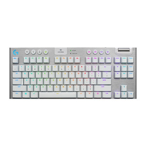 Logitech G915 TKL White -  Tactile Tenkeyless Wireless Mechanical Gaming Keyboard