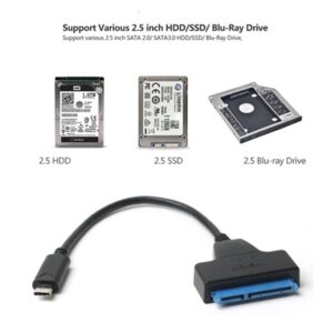 USB-C to SATA Converter Adapter for 2.5 inch HDD/SSD - Image 5
