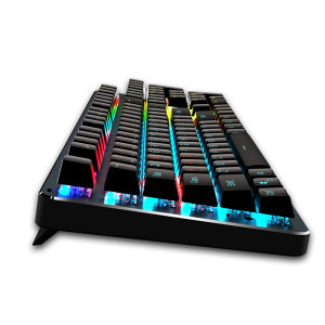 MeeTion MK007 Mechanical Gaming RGB Keyboard, Blue Switch - Arabic English - Image 4