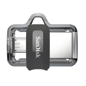 SanDisk 128GB Ultra Dual Drive m3.0, USB 3.0 and micro-USB Flash Drive