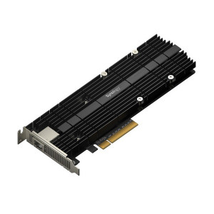 Synology M.2 SSD and 10GbE Combo Adapter Card, E10M20-T1