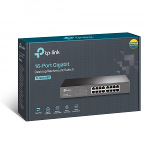 TP-Link SG1016D 16-Port Gigabit Desktop/Rackmount Switch