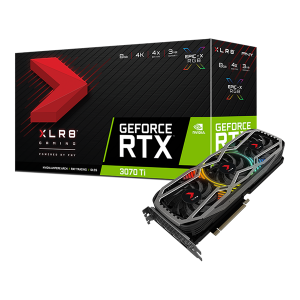 PNY 8GB GeForce RTX3070Ti XLR8 Gaming EPIC-X RGB Triple Fan, VGA Graphic Card