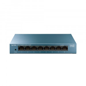 TP-Link LS108G 8-Port Gigabit Network Desktop Switch, Metal Casing