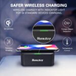 Huntkey SUA109 Fast Wireless Charger 10W with 2 USB Ports - Image 3