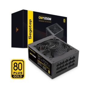 Segotep 1250W PSU Full Modular Gaming Power Supply, Gold Certified