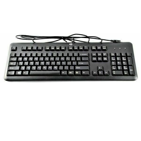 HP Keyboard Premium Classic USB Wired Arabic Layout, Black - Image 2