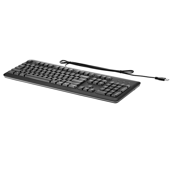 HP Keyboard Premium Classic USB Wired Arabic Layout, Black
