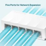 TP-Link LS1005 5-Port 10/100Mbps Desktop Network Switch - Image 3