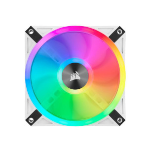 Corsair QL120 iCUE RGB 120mm PWM Single Fan - White