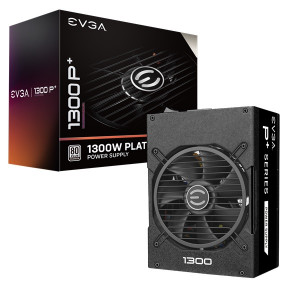 EVGA SuperNOVA 1300 P+, 80+ PLATINUM PSU 1300W, Fully Modular Power Supply