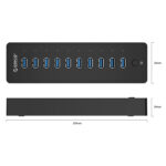 ORICO P10U3 USB 3.0 Powered 10 Port HUB - Image 2