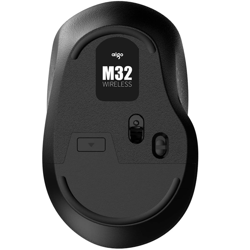 Aigo M32 Wireless Ergonomic Mouse Black - Image 4