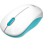 Aigo M35 2.4G Wireless Mouse, White-Green - Image 4