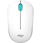 Aigo M35 2.4G Wireless Mouse, White-Green