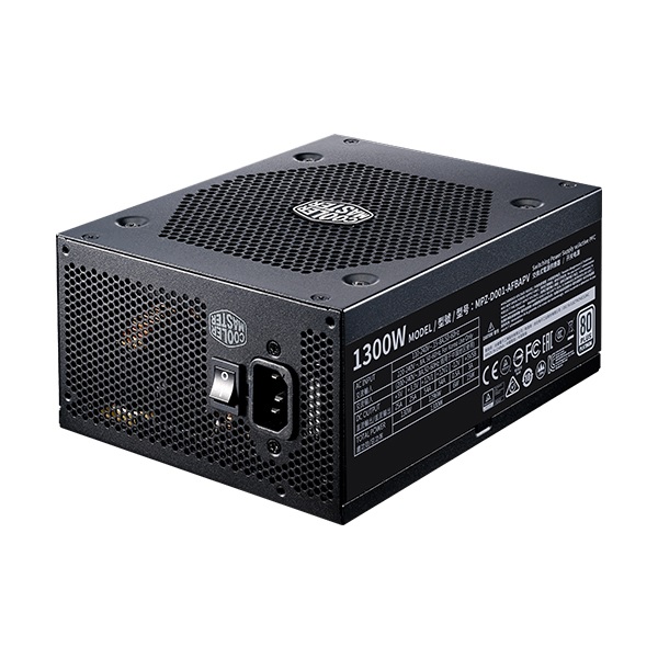 Cooler Master V1300 Platinum PSU 1300W Full Modular 80 Plus Power Supply Unit