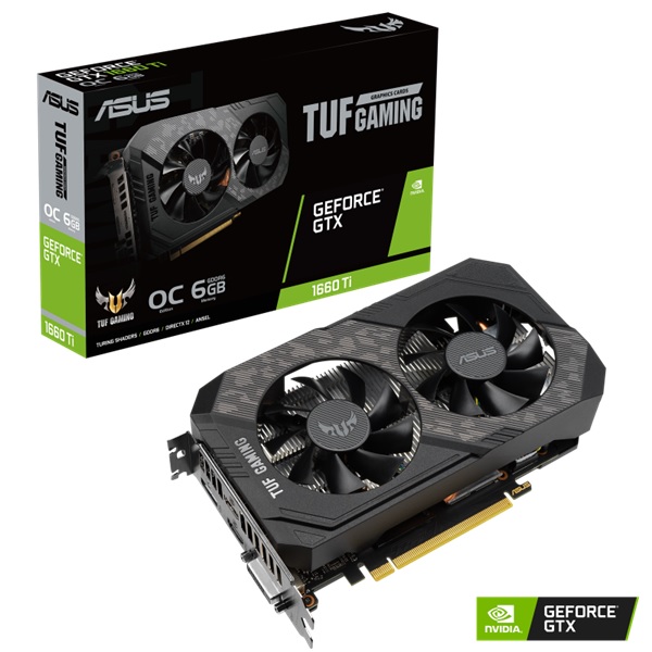 ASUS 6GB TUF Gaming GeForce GTX1660Ti EVO OC Edition VGA Graphic Card