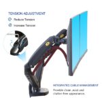 NB F160 Dual Monitor 10" - 27" Arm Desk Mount Table Stand Full Motion 2-9 KG - Flat Monitors - Image 2