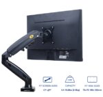 NB F80 Single Monitor 17″ - 30″ Arm Desk Mount Table Stand Full Motion Flat, 2-9 KG - Image 6
